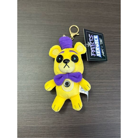 Five Nights At Freddy's Golden Freddy Plush Keychain - Picture 1 of 3